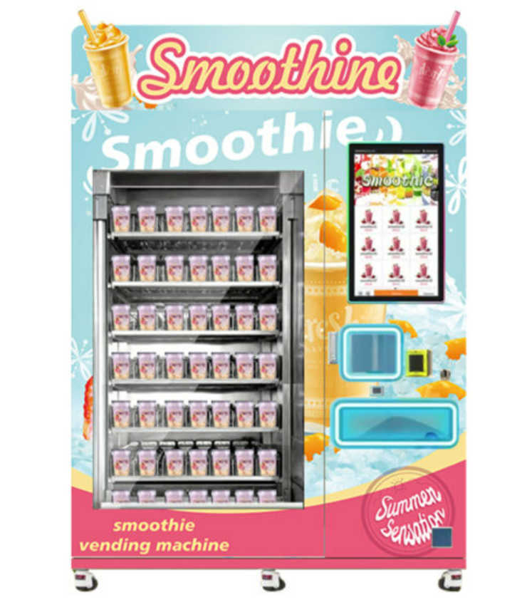 frozen fruit smoothie vending