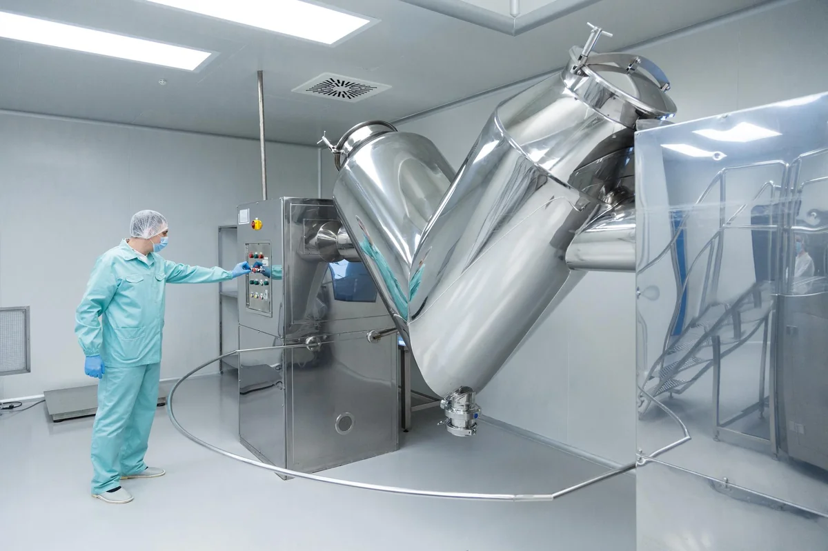 vacuum emulsifying mixer for cosmetic cream